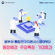 IRIS 아이리스 범부처통합연구지원시스템 등장 배경과 회원가입 방법