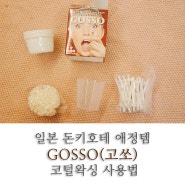 고쏘(GOSSO) 셀프 코털왁싱 사용법 후기