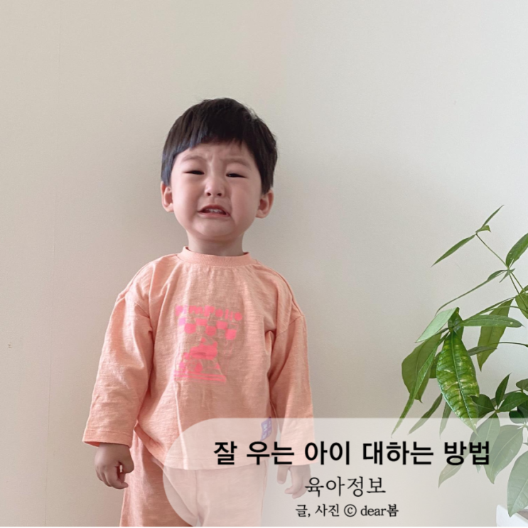잘 우는 아이 원인 대하는 방법 : 네이버 블로그