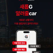 [G car 소식] G car 이용 꿀팁 | 더 똑똑하게 이용하는 방법