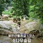 북한산둘레길 1코스 계곡뷰로 시작하는 소나무숲길 구간