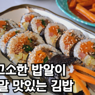 고소한 밥알이 맛있는 등촌부영아파트 발산역 혼밥 김밥 나들이김밥