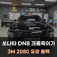 쏘나타 DN8 전체 크롬죽이기 완벽 시공은 이곳 / 당진 서산 랩핑