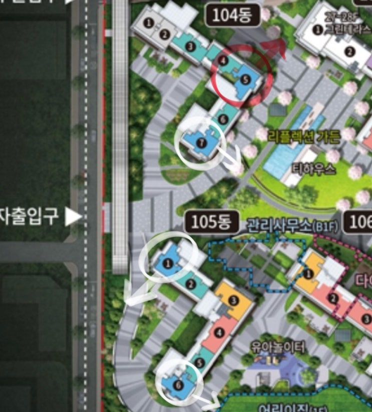 청담르엘 평면도와 동배치 전용59 및 84 일괄분석, 한강뷰 나오는 라인은 어디? : 네이버 블로그