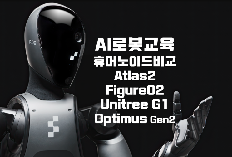 미래 게임체인저 로봇 ROBOT 휴머노이드 AI 인공지능 교육자료 Atlas2 Figure02 Optimus Gen2 양산형 ...