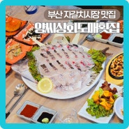 부산 자갈치시장 맛집 남포동 오마카세급으로 맛 좋은 양씨상회도매횟집