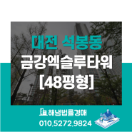 대전 대덕구 석봉동 금강엑슬루타워 48평형 법원경매