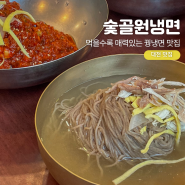 대전 신성동 찐맛집 유성 숯골원냉면 본점