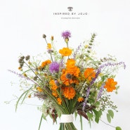 [인스파이어드바이조조] 웨딩 부케 A to Z 플라워 레슨_내추럴 웨딩 부케 Natural Wedding Bouquet