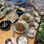 [은평 | 진관동] 북한산 우렁쌈밥 :: 맛있고 ! 아기랑 가기 편리한 식당