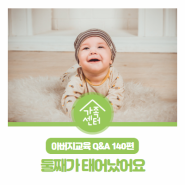 둘째가 태어났어요 : 아버지 교육 Q&A 140편