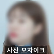 포토 사진 모자이크하고 제거하기