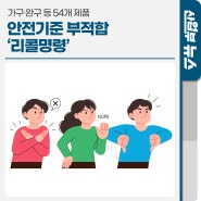 가구‧완구 등 54개 제품, 안전기준 부적합 ‘리콜명령’