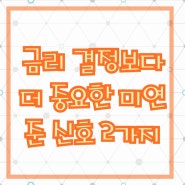 [와이스트릿]금리 결정보다 더 중요한 미연준 신호 2가지를 읽어야 합니다(오건영 단장님 1~2부)