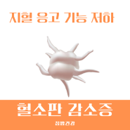 혈소판 감소증 증상 및 원인과 치료 그리고 정상수치 알아보기