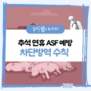 📢 추석 연휴 ASF 예방 차단방역 수칙