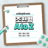 조현병 A to Z 【#증상 #초기증상 #완치 #약물 #의심 #재발 #치료제 #꿈 #대처 #극복 #진단 #말기 #테스트】