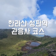 제주 한라산 백록담 성판악 - 관음사 등산 코스 후기