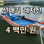 어선형 선내기 레저선 4백만 원