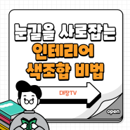 눈길을 사로잡는 인테리어 색조합 비법