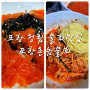 포항 남구 청림 물회 맛집 현지인 추천 포항촌놈물회