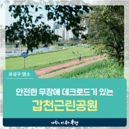 대전 유성구 산책로, 무장애 데크로드로 안전하게 이용할 수 있는 '갑천근린공원'