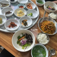 [광양맛집] 푸짐한 재첩회정식을 맛볼 수 있는 섬진강휴게소 근처맛집 솔직후기 - 섬진강재첩국:)