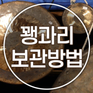 사물놀이의 지휘자 "꽹과리의 구조와 보관방법"