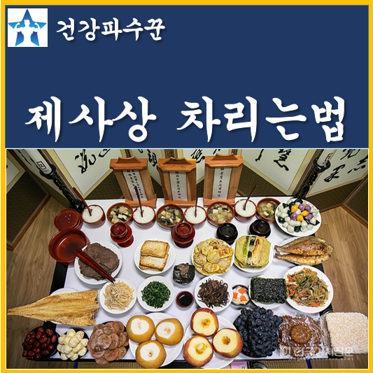 추석 제사상 차리는법 명절 설날 차례상 차림 음식 사진 위치 간소화 : 네이버 블로그