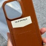 [아포아] 아이폰 가죽케이스_Crinkle Leather iPhone case 14pro 내돈내산, 가격,링크