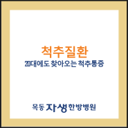 우리몸의 기둥 척추! 20-30대에도 척추질환 주의[양천구한방병원]