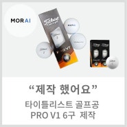 [메이드올] 타이틀리스트 골프공 PRO V1 6구 제작