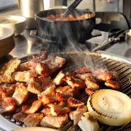 광주 남구 맛집 돌고개역뒷집 월산동 고깃집 생갈비 전문