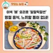 명절 음식 느끼함 달래줄 '배'로 만든 이색 요리 大 공개~