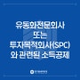 유동화전문회사 또는 투자목적회사(SPC)와 관련된 소득공제