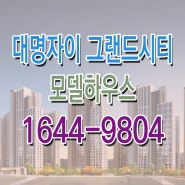 대명 자이 그랜드시티 분양 모델하우스 잔여세대 타입 분양가 정보