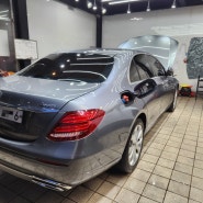 벤츠 E220D 메인터넌스 손세차 시트크리닝 대구수입차정비