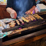 [서면 꼬치] 서면이자카야 요서무라 눈 앞에서 구워주는 꼬치 구이에 하이볼 한 잔!