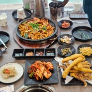 인천 삼산동 맛집 해탄 오징어전문점 푸짐한 한상