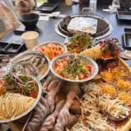 삽교천 맛집) 조개뷰 삽교본점, 카페 베리, 반려견과 함께 즐겁게 맛집 여행!