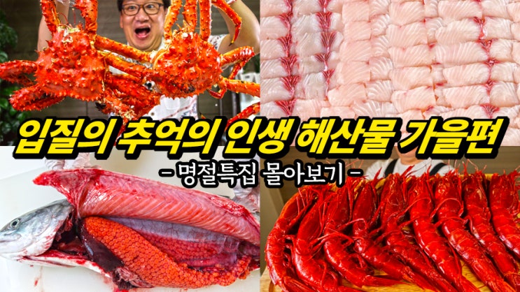 가을에 맛본 '인생 해산물' 몰아보기 통합본 : 네이버 블로그