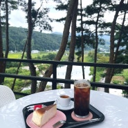 울산 하늘공원 근처 카페 로즈힐 숲속 커피맛집