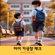 초등학생 평균키 아이 표준성장표 아이키계산 방법