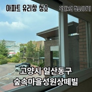 경기 고양시 아파트 유리창 청소 업체, 숲속마을 성원상떼빌