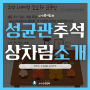 성균관추석상차림 소개해요