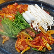 마산 오리고기 주물럭 맛집 호계 오리명가진냉면명가