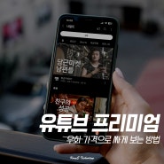 유튜브 프리미엄 우회 가격 싸고 간단한 방법은