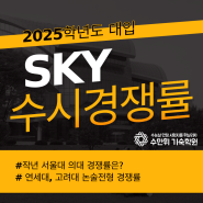 SKY 수시경쟁률