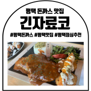 평택 맛집 : 평택 돈까스 : 긴자료코 평택장당점