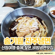 산청 신안면사무소 맛집 송기원진주냉면 줄서서 먹는집